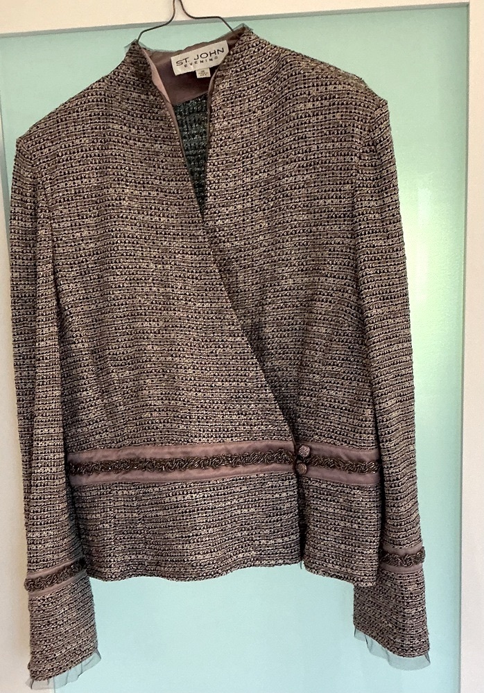 St John Knit Cropped Jacket